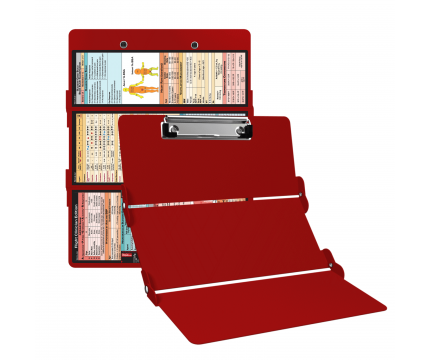 WhiteCoat Clipboard® Trifold - Red Flight Medic Edition